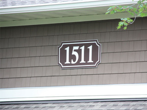 Building Address Signs