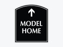 Model Home Up Arrow Sign